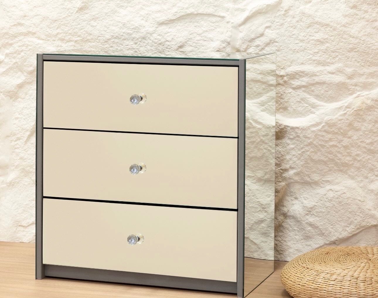 JANE 3-Drawer Nightstand
