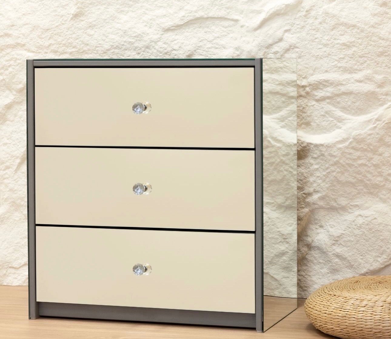 JANE 3-Drawer Nightstand - Image 3