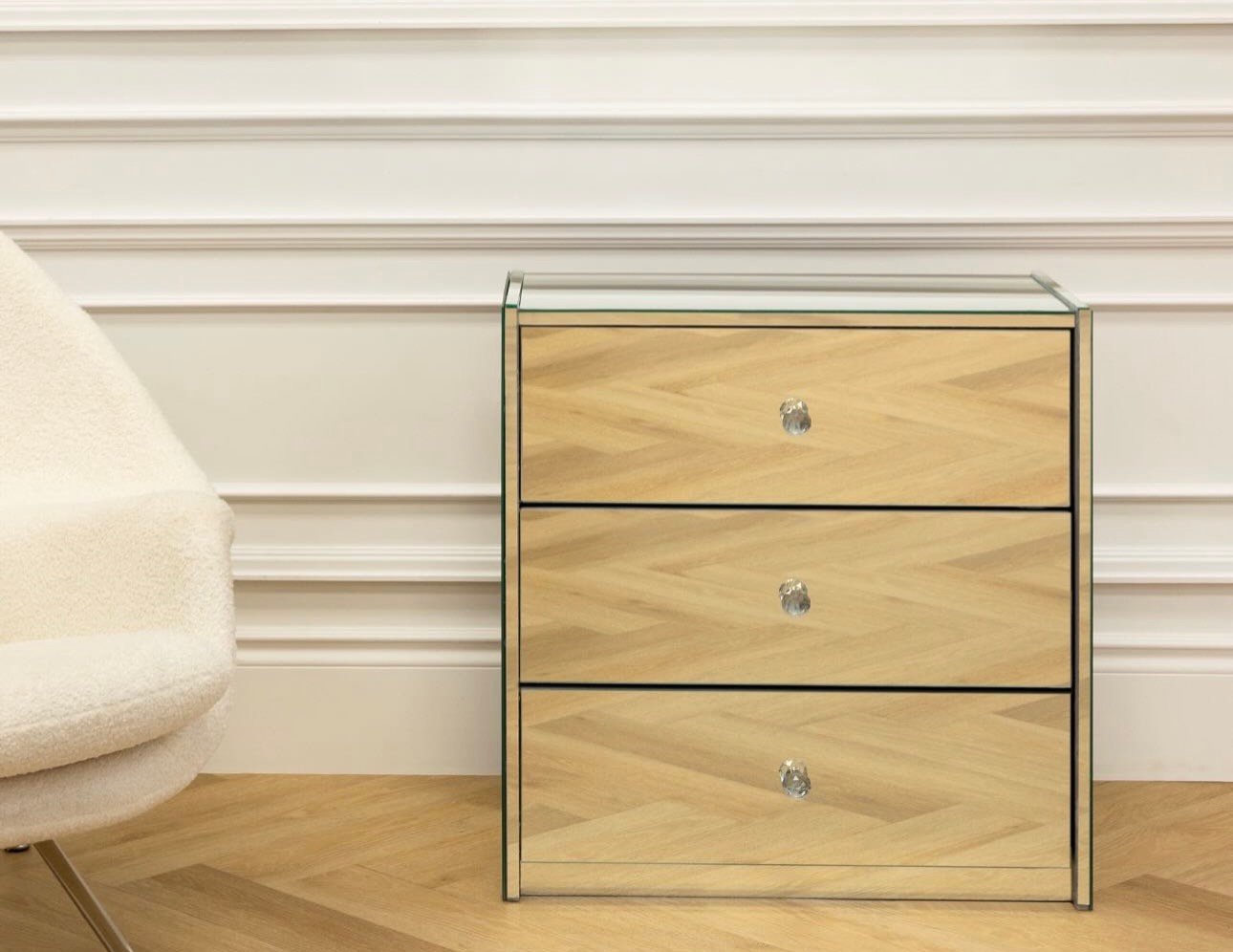 EMERALD 3-Drawer Nightstand - Image 2